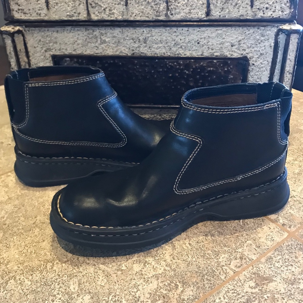 Born Leather Ankle Moto Boots